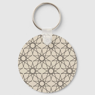Fünfzackige Stern Geometrie Sand Tinte Schlüsselan Schlüsselanhänger