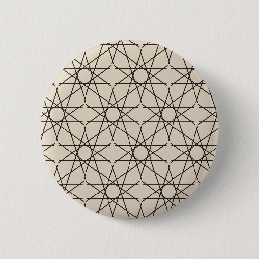 Fünfzackige Stern-Geometrie-Sand-Tinte-Taste Button (Vorderseite)