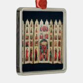 Fünfzehn-Abschnitt Ikonenschirm mit dem Leben von Silbernes Ornament (Rechts)