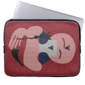 Fünfzehn Laptopschutzhülle (Vorderseite)