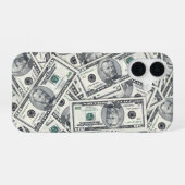 Fünfzig-Dollar-Schein-Geldmuster iPhone 16 Hülle (Rückseite (Horizontal))