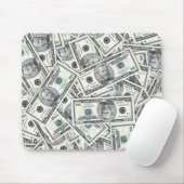 Fünfzig-Dollar-Schein-Geldmuster Mousepad (Mit Mouse)