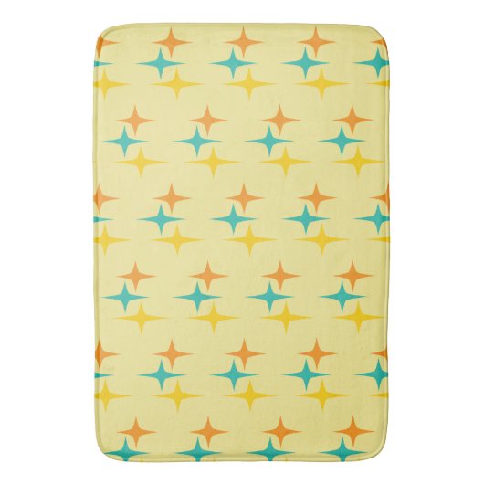 Fünfzig - Dreifachsternbruch Badematte (Vorderseite Vertikal)