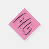 Fünfzig & Fab Geburtstag Serviette (Ecke)