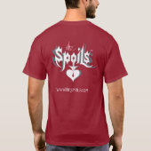 Fünfzig/fünfzig fantastisch/Gewinn (dunkel) T-Shirt (Rückseite)