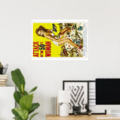 Fünfzig Fuß Frau Plakat (Heimbüro)