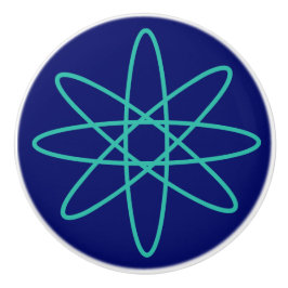 Fünfzig - grünes Atom Keramikknauf