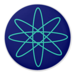 Fünfzig - grünes Atom Keramikknauf