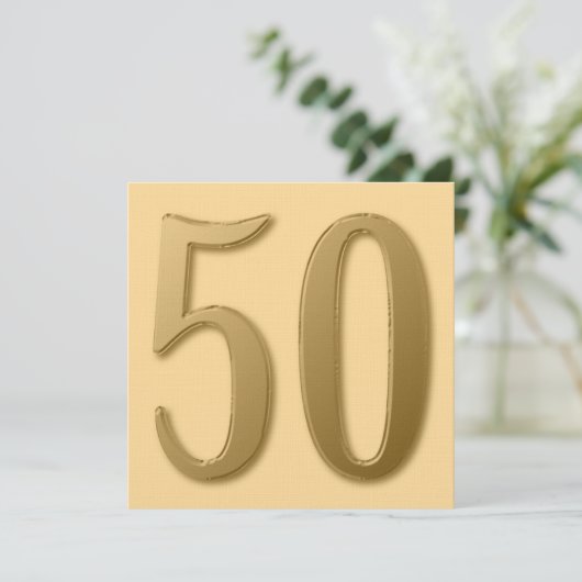 Fünfzig ist golden (Stehend Vorderseite)