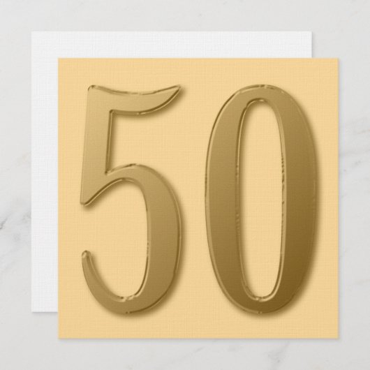 Fünfzig ist golden (Vorne/Hinten)