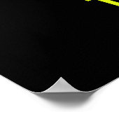 Fünfzig ist mein ultimatives Wort lustig 50. Gebur Poster (Ecke)