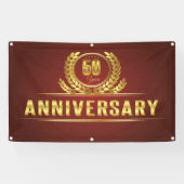 fünfzig Jahr Jahrestag Banner (Horizontal)