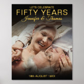 fünfzig Jahre | Begrüßungszeichen für das Goldene  Foliendrucke (Vorderseite)