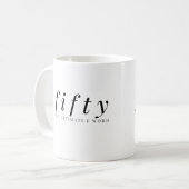 Fünfzig klassische Tasse für den ultimativen Kaffe (Vorderseite Links)