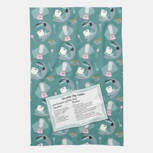 Fünfzig - Küchenhandtuch mit Rezept Geschirrtuch (Vertikal)