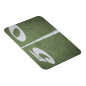 Fünfzig Meter Linie auf dem Sportplatz Magnet (Rechte Seite)