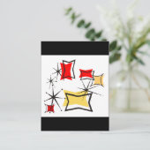 Fünfzig modern postkarte (Stehend Vorderseite)