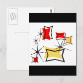 Fünfzig modern postkarte (Vorne/Hinten)