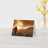 Fünfzig Mountain Sunset - Glacier Nationalpark Karte (Gelbe Blume)