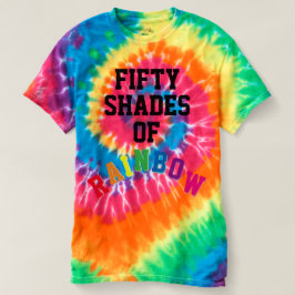 Fünfzig Schattierungen von Regenbogen T-Shirt