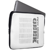 Fünfzig Shades von Geek Laptopschutzhülle (Vorne Rechts)