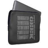 Fünfzig Shades von Geek Laptopschutzhülle (Vorne Rechts)