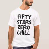 Fünfzig Sterne null Kälte T-Shirt (Vorderseite)