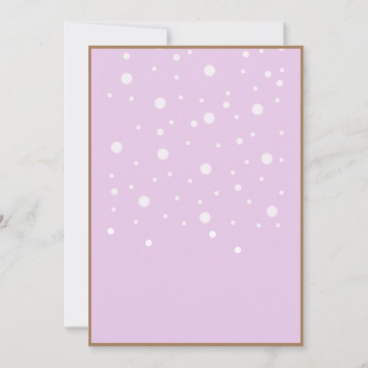 Fünfzig und fabelhafte GirlySparkly Hot Pink Gold Einladung (Rückseite)