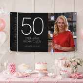 Fünfzig und Fantastisch 50. Geburtstag Poster Banner