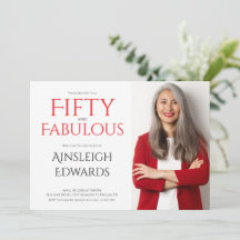 Fünfzig und fantastisch 50. Geburtstagsfeier