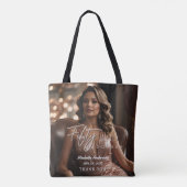 Fünfzig und Fantastisch 50. Geburtstagstasche Tasche (Rückseite)