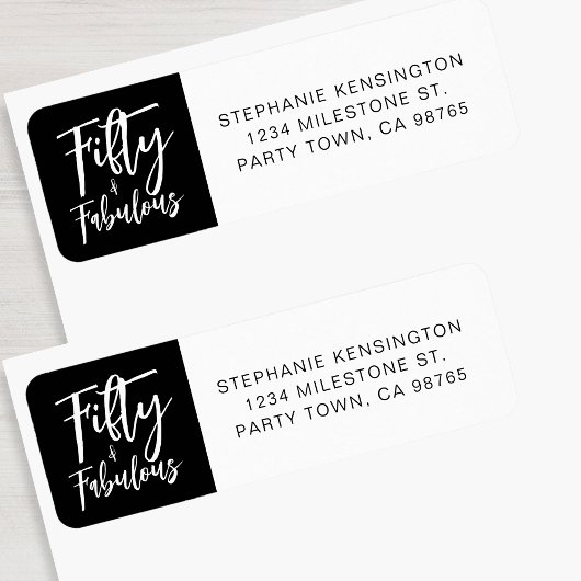 Fünfzig und Fantastisch Bold Script 50. Geburtstag