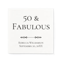 Fünfzig und Fantastisch Name Datum 50. Geburtstags