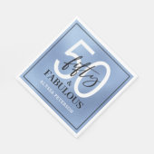 Fünfzig und Fantastisch Skript 50. Geburtstag Serviette (Ecke)