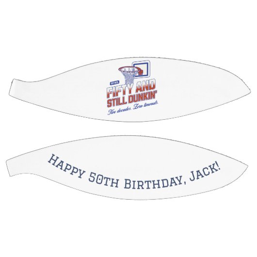 Fünfzig und immer noch Dunkin’ Custom 50. Geburtst Basketball (Panele)