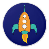 Fünfzig - Weltraumschiff Keramikknauf (Vorderseite)