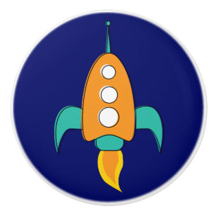 Fünfzig - Weltraumschiff Keramikknauf