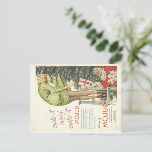 Fünfzig Werbemittel Weihnachten Postkarte (Stehend Vorderseite)