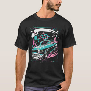 Fünfziger 1950er Auto Musik Sock Hop Tanz Rockabil T-Shirt