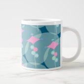 Fünfziger-Jahre-Blase-Boomerang Jumbo-Tasse (Rechts)