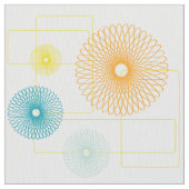 Fünfzigerjahre Blumen Stoff (Nahaufnahme)