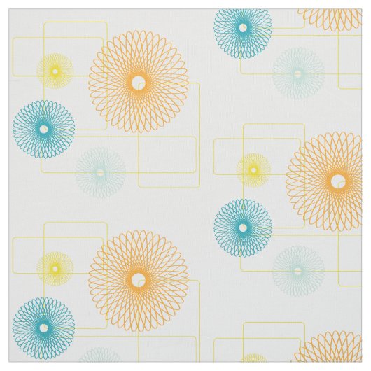 Fünfzigerjahre Blumen Stoff (Muster)