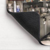 Fünfzigerjahre - der Getränkespender Mousepad (Ecke)