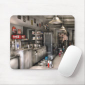 Fünfzigerjahre - der Getränkespender Mousepad (Mit Mouse)