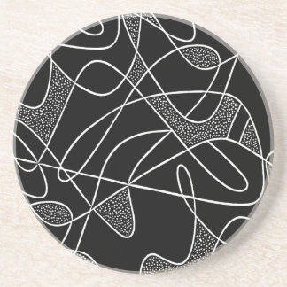 Fünfzigerjahre des Sandstein-Untersetzer CONTEMPO Getränkeuntersetzer