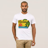 Fünfzigerjahre Florida-Alligatorentwurf T-Shirt (Vorne ganz)