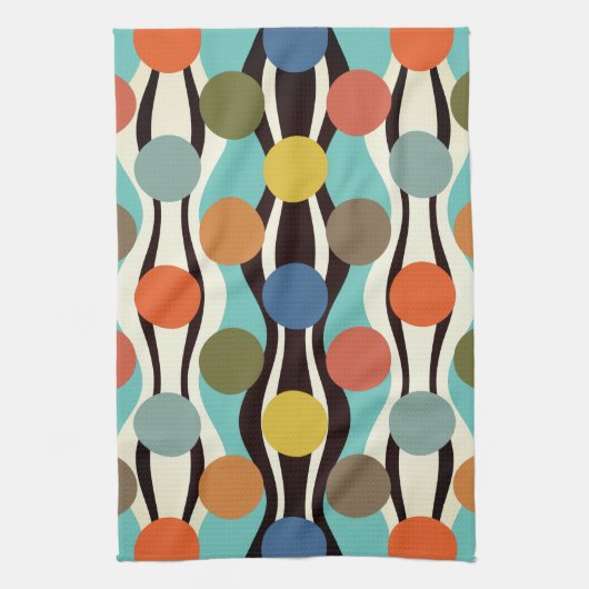 Fünfzigerjahre Geschirrtuch (Vertikal)