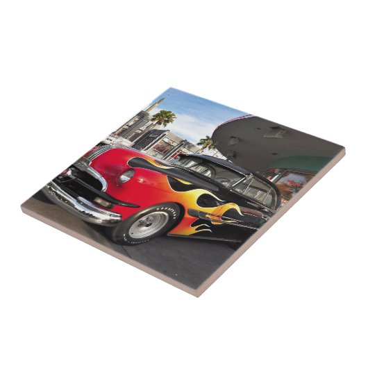 Fünfzigerjahre Hotrod! Fliese (Seite)