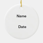 Fünfzigerjahre I Liebe-Felsen u. Rollenverzierung Keramik Ornament (Hinten)