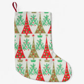 Fünfzigerjahre Kleiner Weihnachtsstrumpf (Vorderseite)